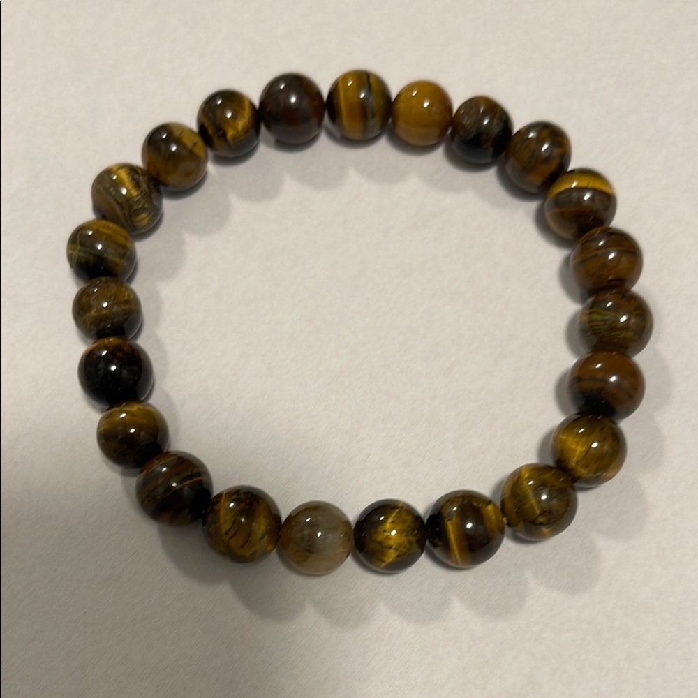 Tiger’s Eye Beaded Bracelet NWOT.